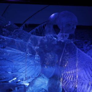 Jääveistos, Jääteltta 2019 Kulttuuritalo Laikku, Tampere